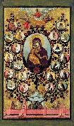 Simon Ushakov Praise to Icons of Virgin Mary of Vladimir. France oil painting artist